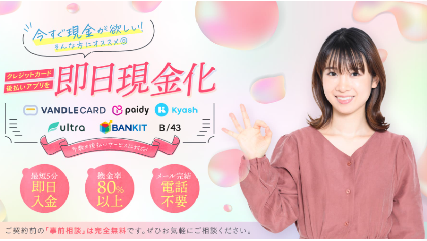 現金化プレミアムの換金率