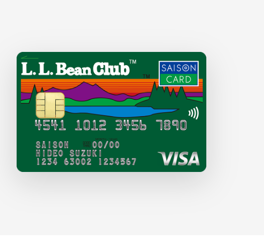 セゾンカードのL.L.Bean Clubカードセゾンのページ