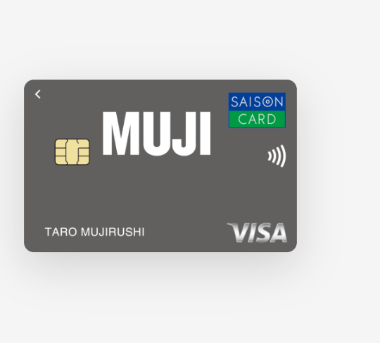 セゾンカードのMUJI Cardのページ