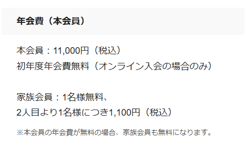JCBゴールドの年会費などの基本情報