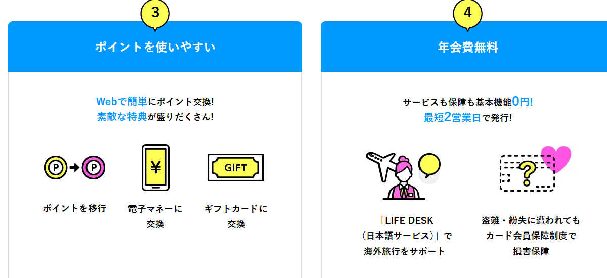 学生専用ライフカードの公式ページ