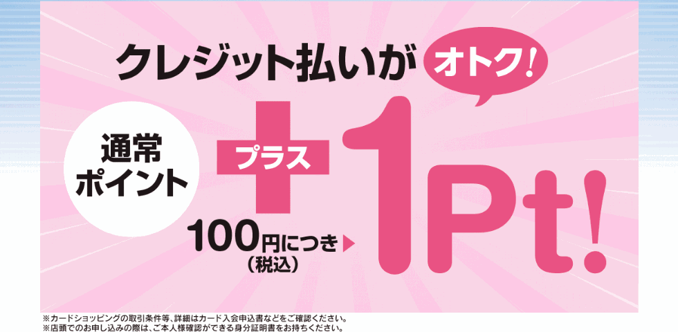まるひろカードの公式ページ：クレジット払いのポイント