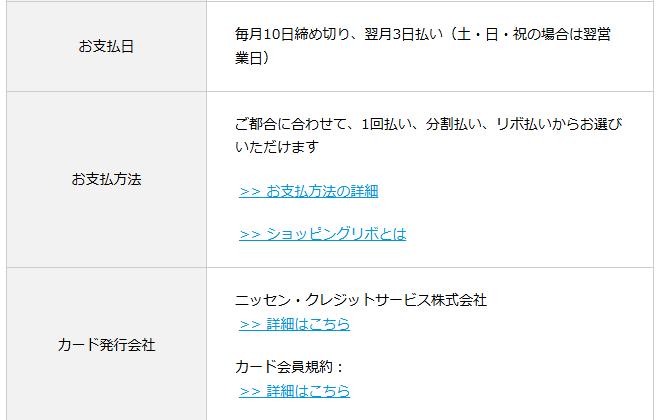 n,カードJCBの公式ページ：お支払日とカード発行会社