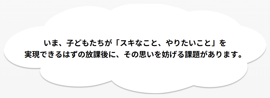 アフタースクールカードの公式ページ：いま、子どもたちが「スキなこと、やりたいこと」を