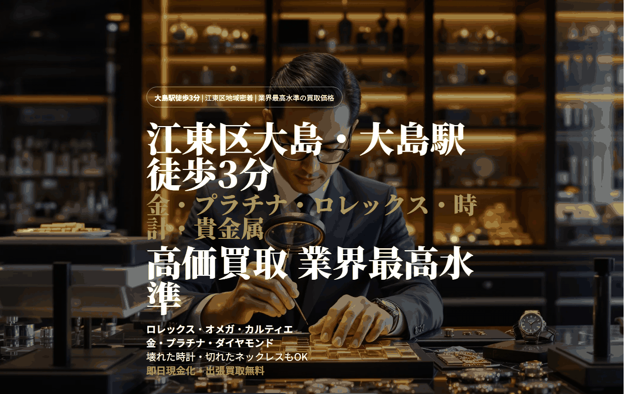 買取専科 大島店の公式サイト
