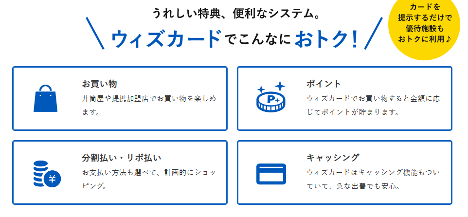 井筒屋ウィズカードの公式ページ